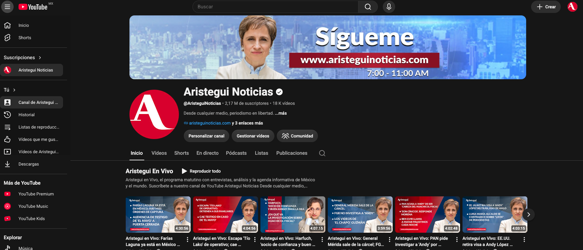 Aristegui Noticias · 01 · CONTEXTO