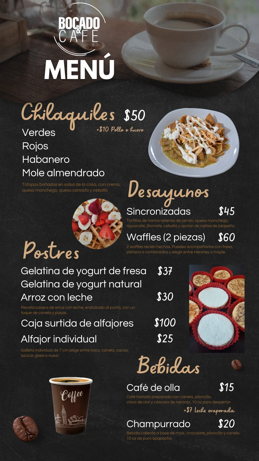 Bocado y Café · 02 · MENÚ