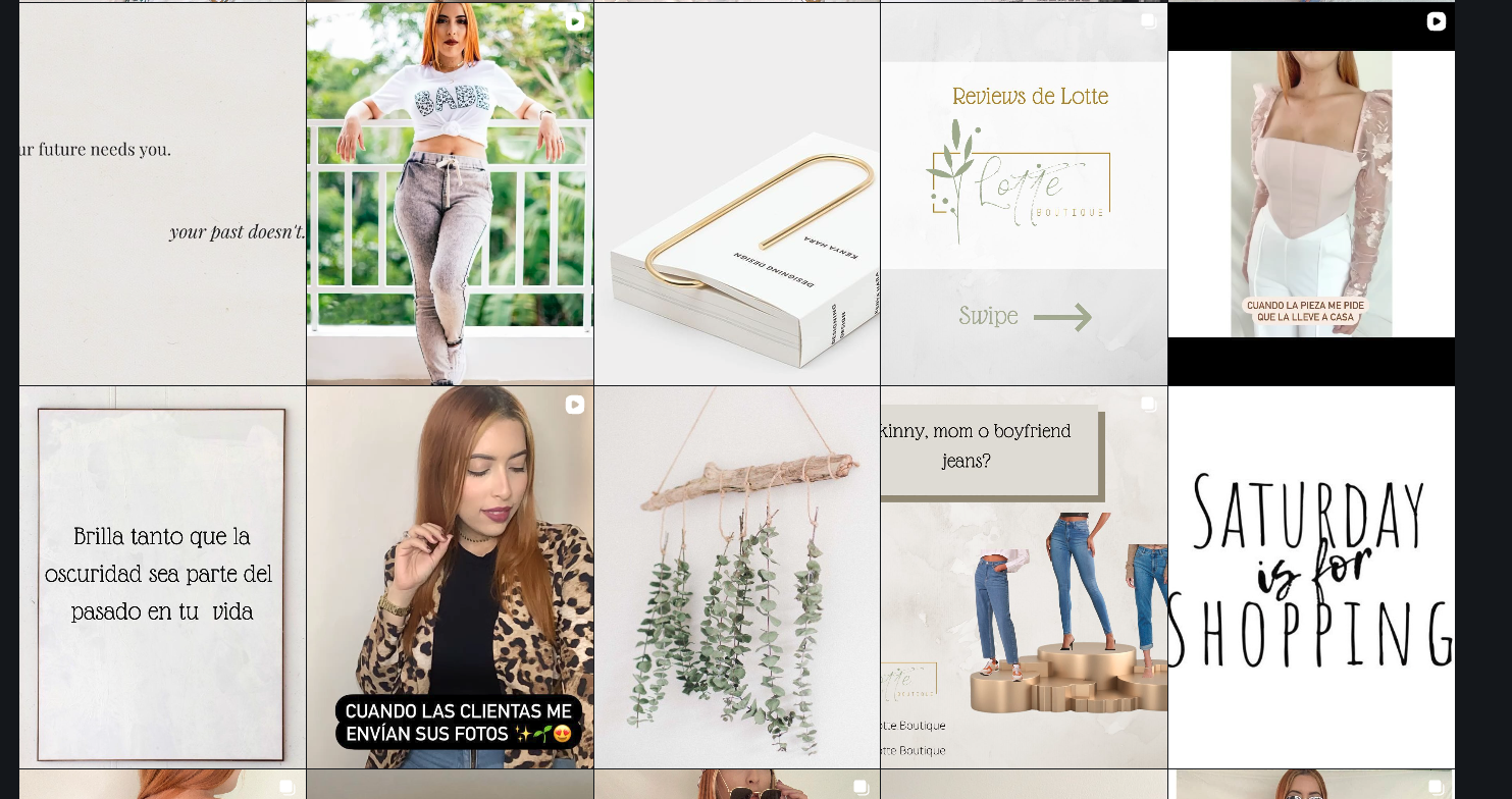 Lotte Boutique · 03 · CONTENIDO